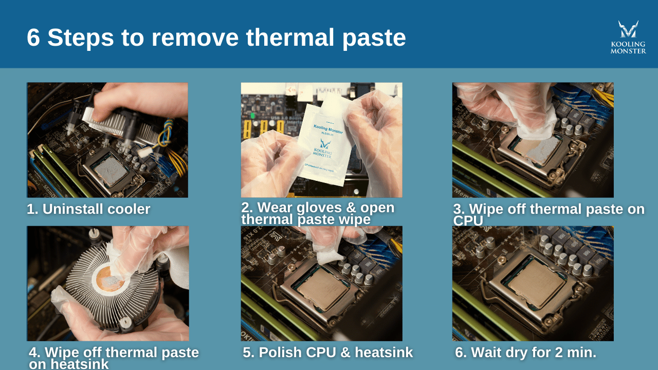 How To Clean Off Thermal Paste