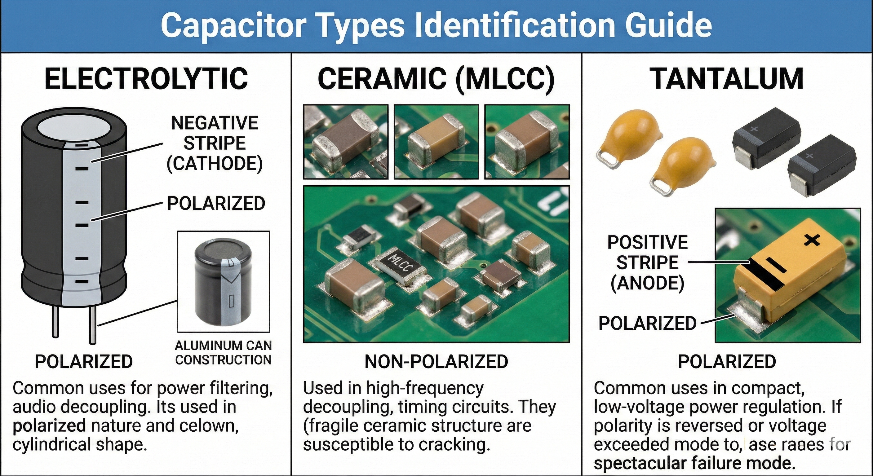 Capacitor Types Identification Guide