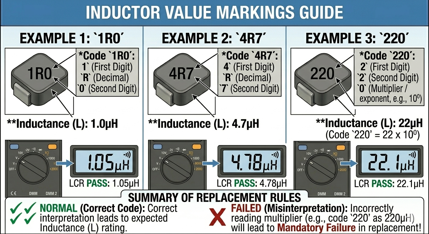 Inductor Value Markings Guide
